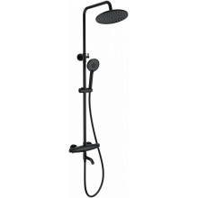 Душевая система Wonzon & Woghand Capsule WW-B3031-A3-MB с термостатом черный матовый