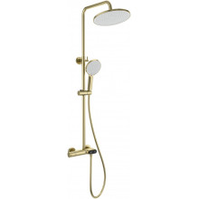 Душевая система Wonzon & Woghand Muse WW-B2091-A-BG с термостатом брашированное золото