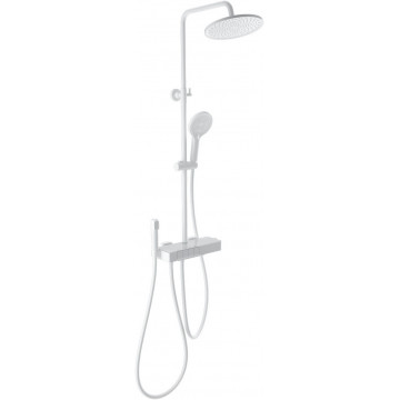 Душевая система Wonzon & Woghand Muse WW-B3580-MW с термостатом белый матовый