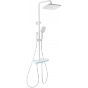 Душевая система Wonzon & Woghand Muse Lumia WW-B4174-MW с термостатом белый матовый