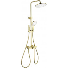 Душевая система Wonzon & Woghand Muse Selesta WW-B4113-BG с термостатом брашированное золото