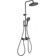 Душевая система Wonzon & Woghand Muse Selesta WW-B4113-BGG с термостатом темный графит