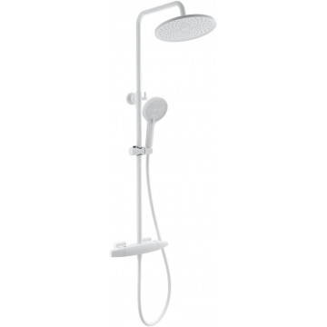 Душевая система Wonzon & Woghand Neo WW-B3035-A1-MW с термостатом белый матовый
