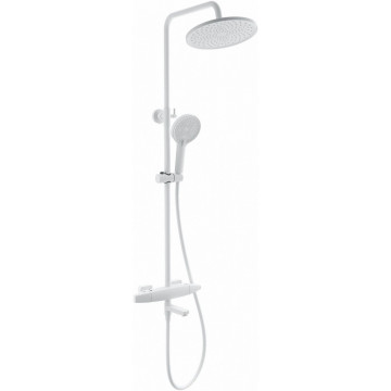 Душевая система Wonzon & Woghand Neo WW-B3035-A2-MW с термостатом белый матовый