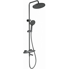 Душевая система Wonzon & Woghand Neo WW-B3035-A2-BGG с термостатом темный графит