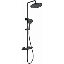 Душевая система Wonzon & Woghand Neo WW-B3035-A1-MB с термостатом черный матовый