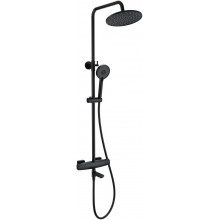 Душевая система Wonzon & Woghand Neo WW-B3035-A3-MB с термостатом черный матовый