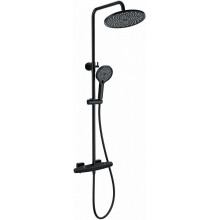 Душевая система Wonzon & Woghand Neo WW-B3045-A-MB с термостатом черный матовый