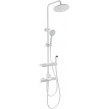 Душевая система Wonzon & Woghand WW-C3017-A1-MW с гигиеническим душем и термостатом, белый матовый