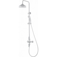 Душевая система Wonzon & Woghand Retro WW-B3041-MW с термостатом белый матовый