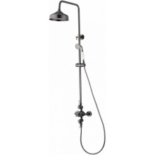 Душевая система Wonzon & Woghand Retro WW-B3041-BGG с термостатом темный графит