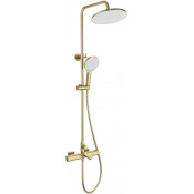 Душевая система Wonzon & Woghand Solid WW-C3011-A-BG с термостатом брашированное золото