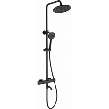 Душевая система Wonzon & Woghand Stay WW-B3051-A1-MB с термостатом черный матовый
