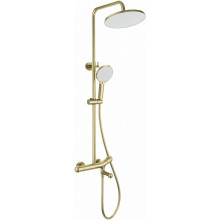 Душевая система Wonzon & Woghand T-1000 WW-B3057-A-BG с термостатом брашированное золото