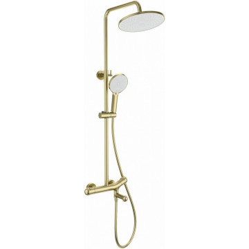 Душевая система Wonzon & Woghand T-1000 WW-B3057-A-BG с термостатом брашированное золото