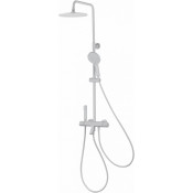 Душевая система Wonzon & Woghand The One WW-B3094-MW с термостатом белый матовый