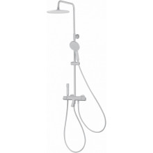 Душевая система Wonzon & Woghand The One WW-B3094-MW с термостатом белый матовый