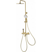 Душевая система Wonzon & Woghand The One WW-B3094-BG с термостатом брашированное золото