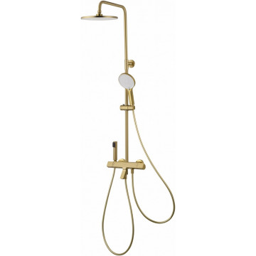 Душевая система Wonzon & Woghand The One WW-B3094-BG с термостатом брашированное золото
