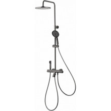 Душевая система Wonzon & Woghand The One WW-B3094-BGG с термостатом темный графит