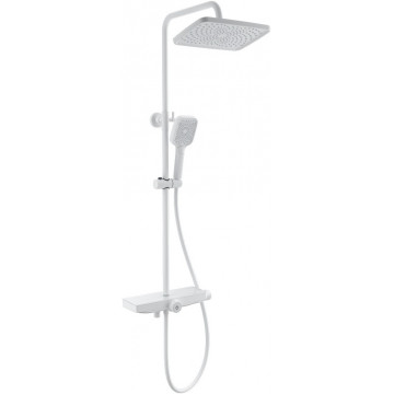 Душевая система Wonzon & Woghand ThermoKlick WW-B3098-A-MW с термостатом белый матовый