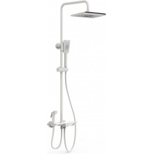 Душевая система Wonzon & Woghand WW-B3310-MW с термостатом белый матовый