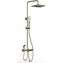 Душевая система Wonzon & Woghand WW-B3310-BG с термостатом брашированное золото