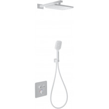 Встраиваемая душевая система Wonzon & Woghand WW-B4003-MW с термостатом белый матовый