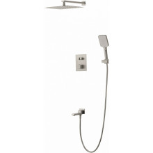 Встраиваемая душевая система Wonzon & Woghand WW-88929003-BN с термостатом брашированный никель