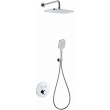 Встраиваемая душевая система Wonzon & Woghand WW-D2017-A-CR с термостатом хром