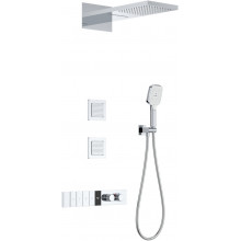 Встраиваемая душевая система Wonzon & Woghand WW-D4538-A-CR с термостатом хром