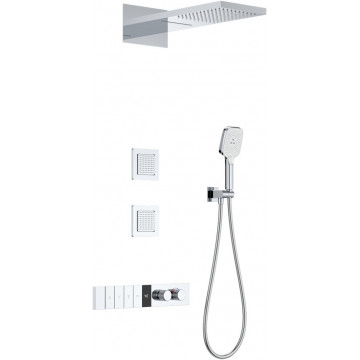 Встраиваемая душевая система Wonzon & Woghand WW-D4538-A-CR с термостатом хром