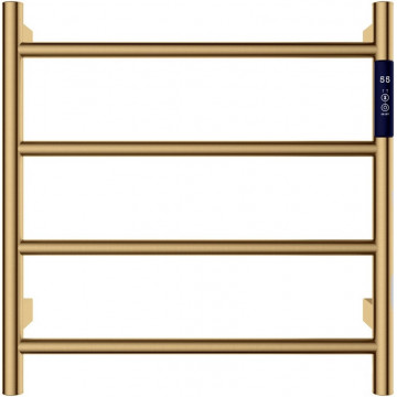 Электрический полотенцесушитель Wonzon & Woghand Bonn WW-AL404-BG 47х47 брашированное золото