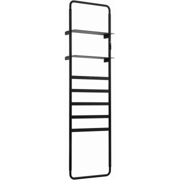 Электрический полотенцесушитель Wonzon & Woghand Düsseldorf WW-A205-MB 47.5х162 черный матовый