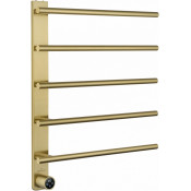 Электрический полотенцесушитель Wonzon & Woghand Nürnberg WW-AL345-BG 52х63 брашированное золото