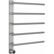 Электрический полотенцесушитель Wonzon & Woghand Nürnberg WW-AL345-BR 52х63 брашированный никель