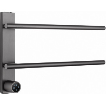 Электрический полотенцесушитель Wonzon & Woghand Nürnberg WW-AL342-GM 31х52 темный графит