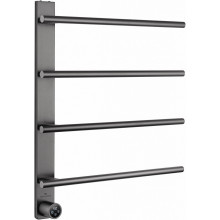 Электрический полотенцесушитель Wonzon & Woghand Nürnberg WW-AL344-GM 52х62 темный графит
