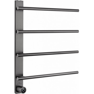 Электрический полотенцесушитель Wonzon & Woghand Nürnberg WW-AL344-GM 52х62 темный графит