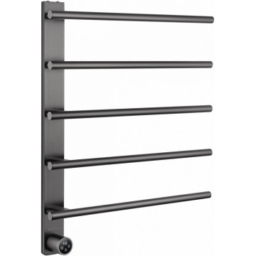Электрический полотенцесушитель Wonzon & Woghand Nürnberg WW-AL345-GM 52х63 темный графит
