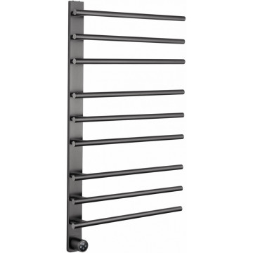 Электрический полотенцесушитель Wonzon & Woghand Nürnberg WW-AL349-GM 52х90 темный графит