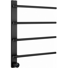 Электрический полотенцесушитель Wonzon & Woghand Nürnberg WW-AL344-MB 52х62 черный матовый