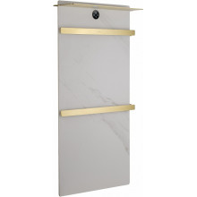 Электрический полотенцесушитель Wonzon & Woghand Stuttgart WW-A504W-BG 43х80.6 белый мрамор/брашированное золото