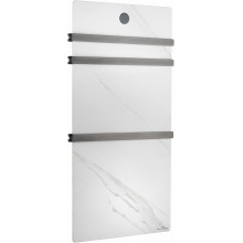 Электрический полотенцесушитель Wonzon & Woghand Stuttgart WW-A503-GM 42х80.6 R белый мрамор/темный графит