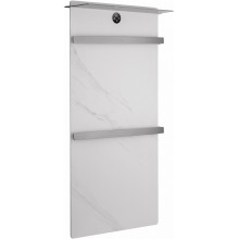 Электрический полотенцесушитель Wonzon & Woghand Stuttgart WW-A504W-GM 43х80.6 белый мрамор/темный графит