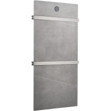 Электрический полотенцесушитель Wonzon & Woghand Stuttgart WW-A502-GM 42х80.6 серый мрамор/темный графит