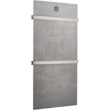 Электрический полотенцесушитель Wonzon & Woghand Stuttgart WW-A502-GM 42х80.6 серый мрамор/темный графит