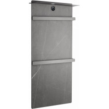 Электрический полотенцесушитель Wonzon & Woghand Stuttgart WW-A504G-GM 43х80.6 серый мрамор/темный графит