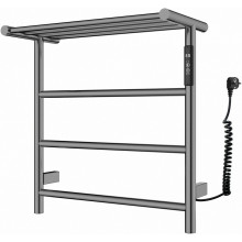 Электрический полотенцесушитель Wonzon & Woghand Bonn WW-AL402-GM 45х50 темный графит