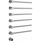 Электрический полотенцесушитель Wonzon & Woghand Baden WW-AL366-BR 55х78.5 брашированный никель